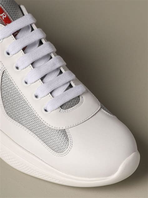 white prada shoes mens|prada shoes white sneakers.